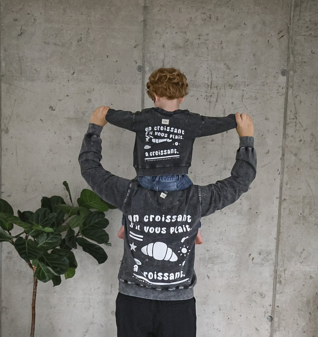 RIMONT sweatshirt MUMMY "un croissant s´il vous plait"