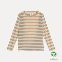 VACVAC studio CARLY blouse LS Mummy Bluser Seed Pearl stripes
