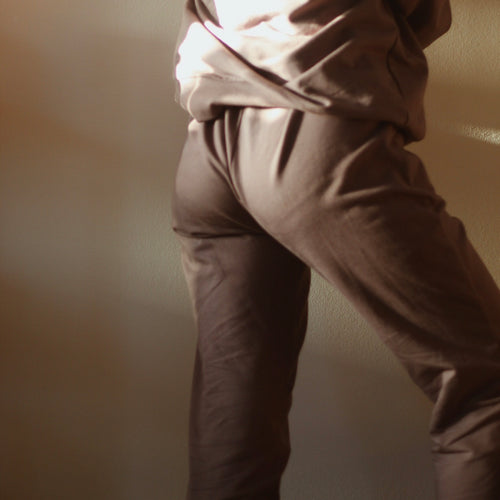 VACVAC studio ELIAS pants, MUMMY Sweatpants Grey nights, solid