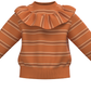 VACVAC studio NORA sweat Sweatshirt Apricot Stripes