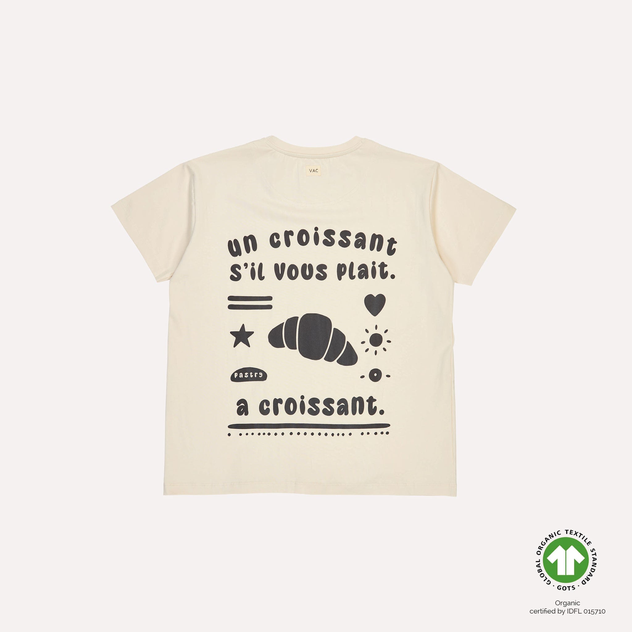 RIMONT tee SS "un croissant s´il vous plait"