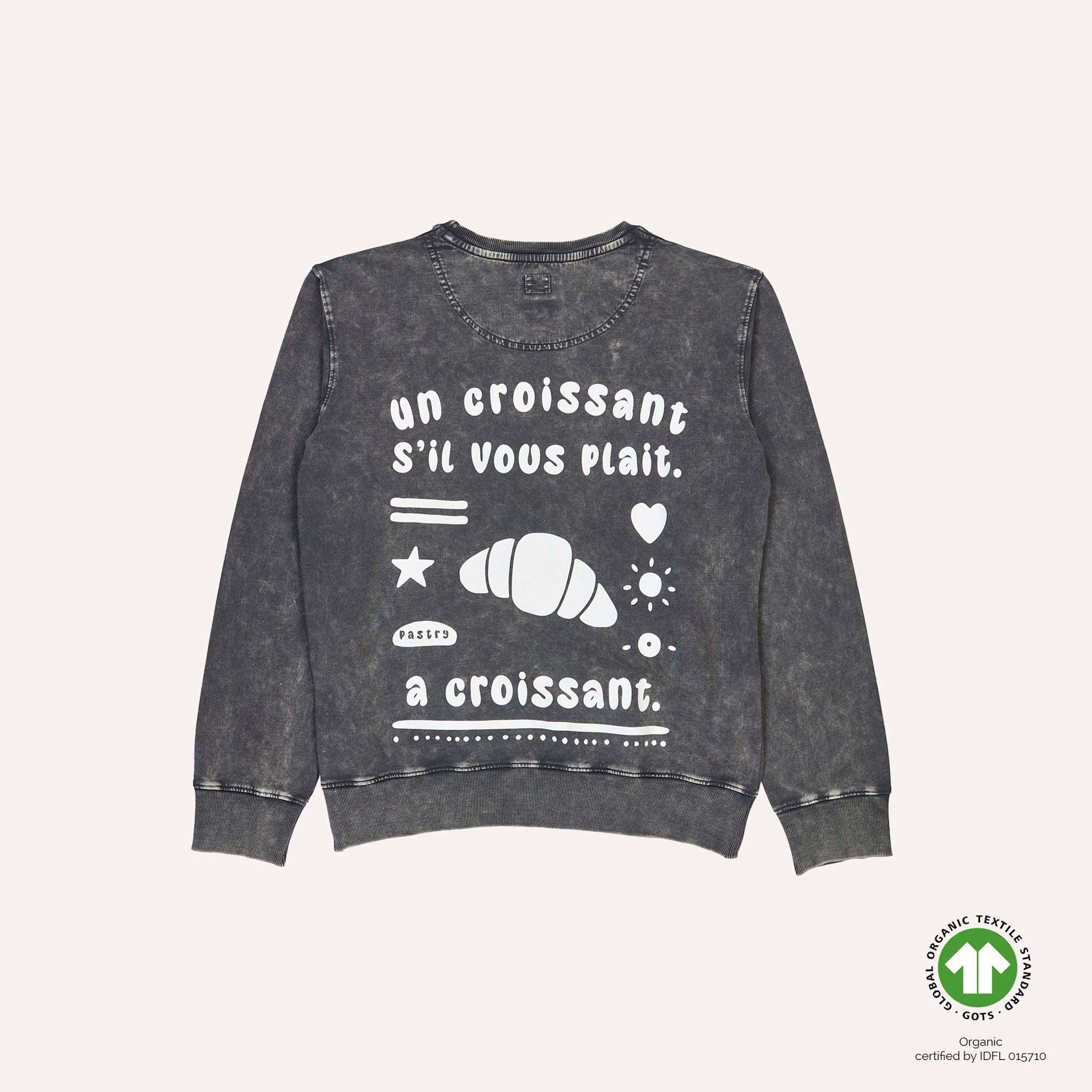 RIMONT sweatshirt "un croissant s´il vous plait"