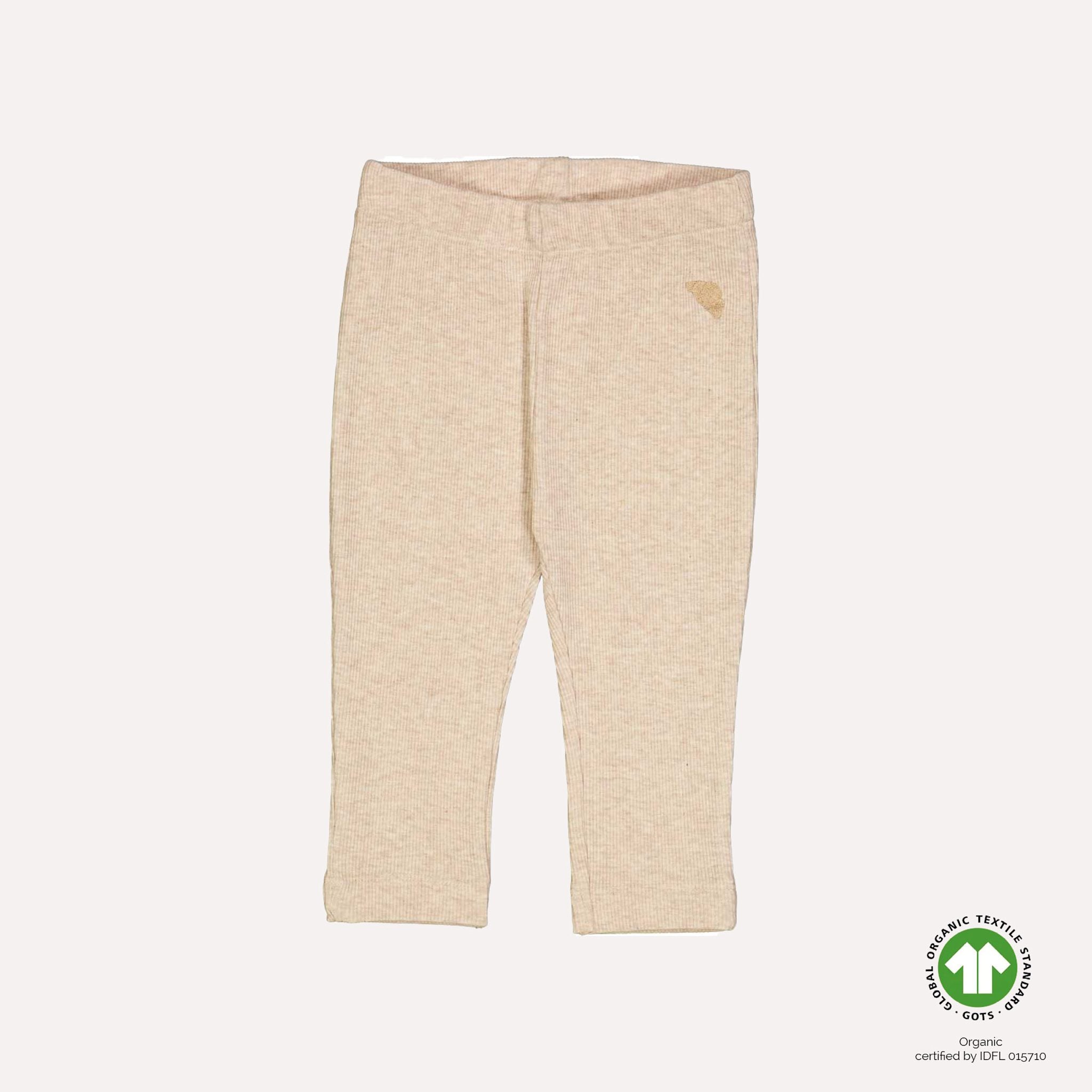 CARLET leggings - Light latte melange