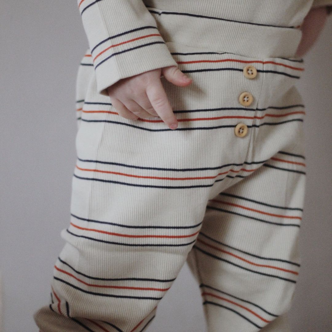 VACVAC studio CARLY pants Pants Seed Pearl stripes